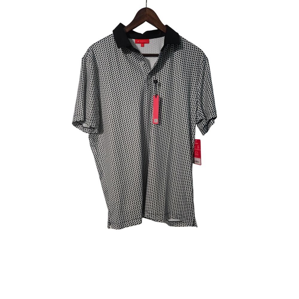 Redvanly Graine Polo Tuxedo Black Size Large